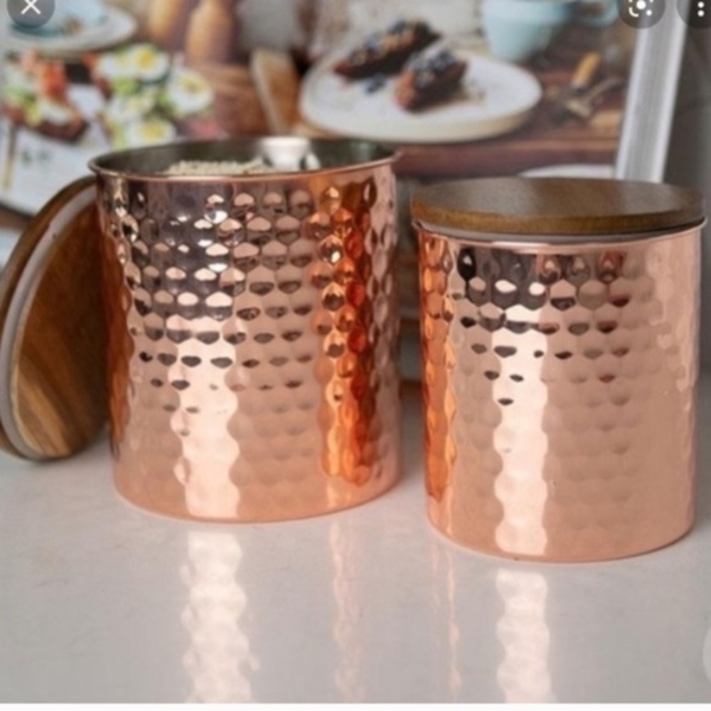 New Uncommon James Copper Canister Set